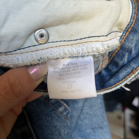 Re/Done stovepipe mid blue size 27 - Picture 4 of 6